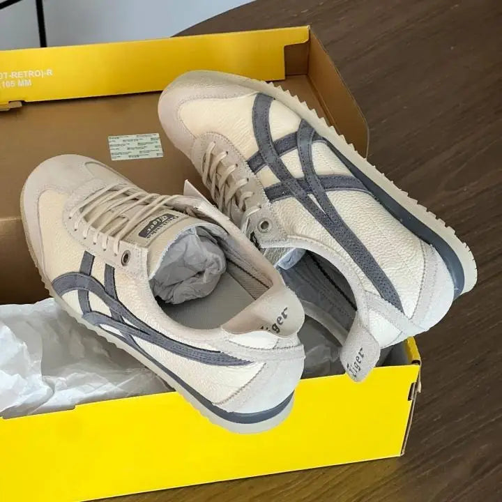Onitsuka Tiger Mexico 66 SD Birch Metropolis Light Grey Beige 7A Premium Sneakers D-2035