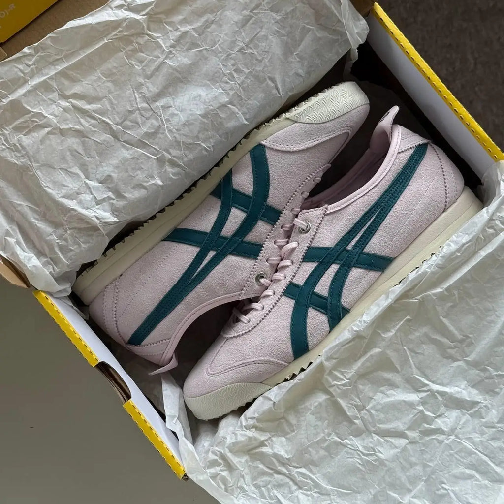 Onitsuka Tiger Mexico 66 SD Crystal Pink Spruce Green  7A Premium D-2032