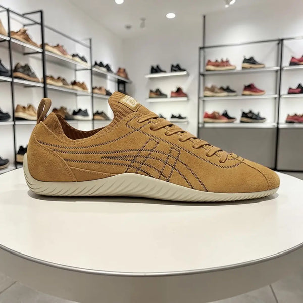 Onitsuka Tiger Sclaw Low TAN PRESIDIO Mens 7A Premium Sneakers D-2028