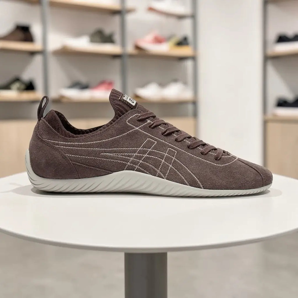 Onitsuka Tiger Sclaw Low Licorice Brown  Mens 7A Premium Sneakers D-2027