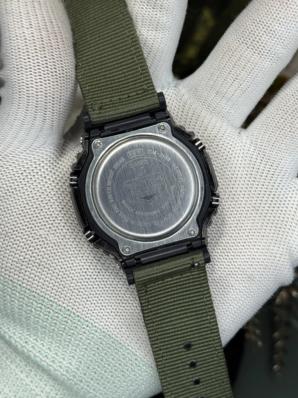 Gshock Ga2100 Gunmetal Green Premium Watch