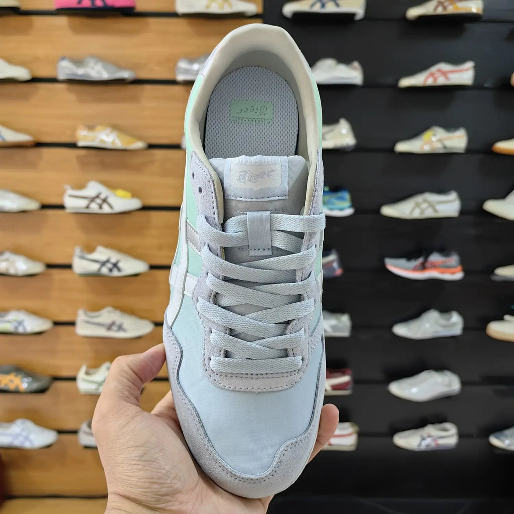 Onitsuka Tiger Serrano Soft Sky White Silver  Girls 7A Premium (D-2022)