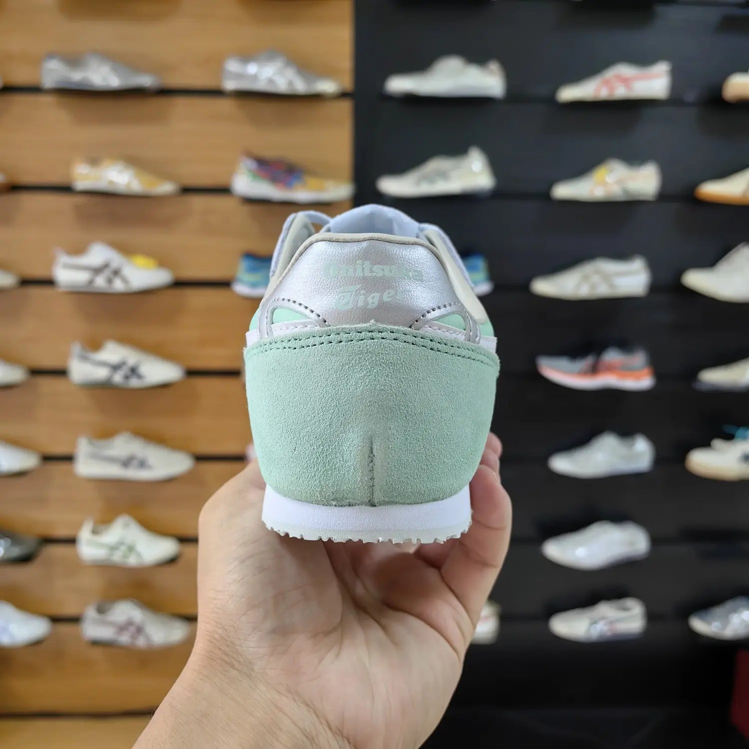 Onitsuka Tiger Serrano Soft Sky White Silver  Girls 7A Premium (D-2022)
