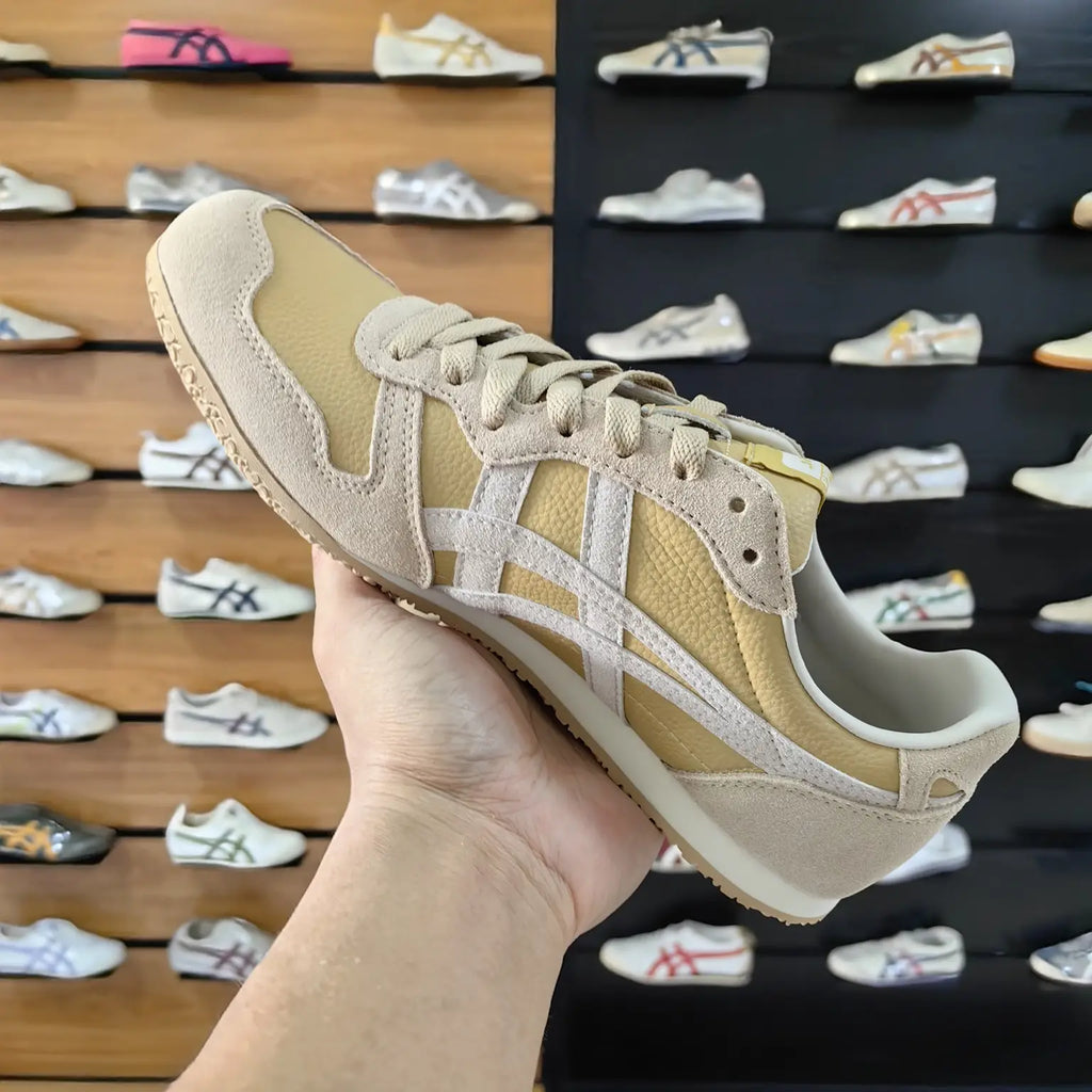 Onitsuka Tiger Serrano Mineral Brown Cream  Mens 7A Premium D-2021