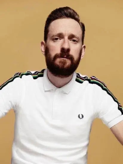 Fredperry White Embroidery Logo Premium Polo T-Shirt Main image