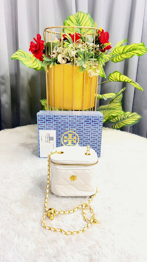 TORY BRUCH PREMIUM QUALITY IMPORTED MINI VANITY BAG