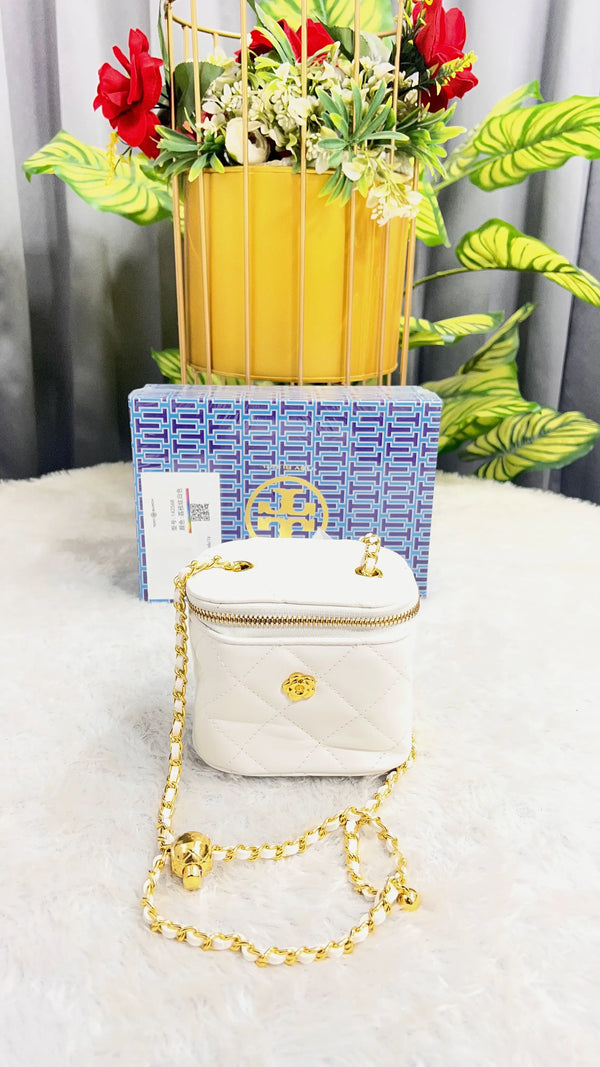 TORY BRUCH PREMIUM QUALITY IMPORTED MINI VANITY BAG