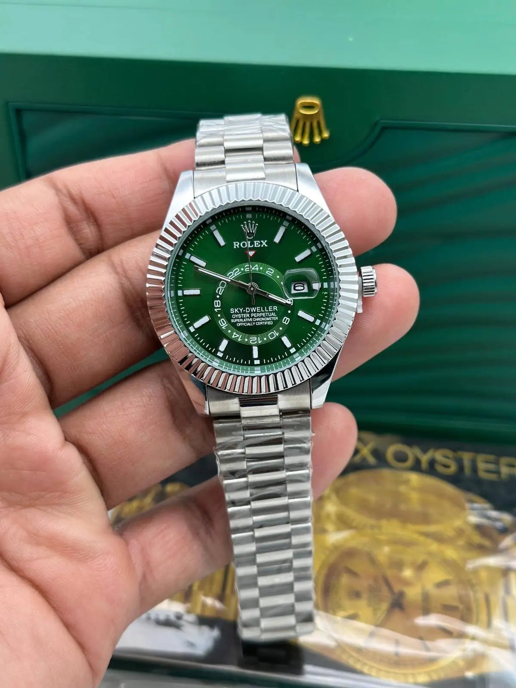 Rolex SkyDweller heavy shift moveme