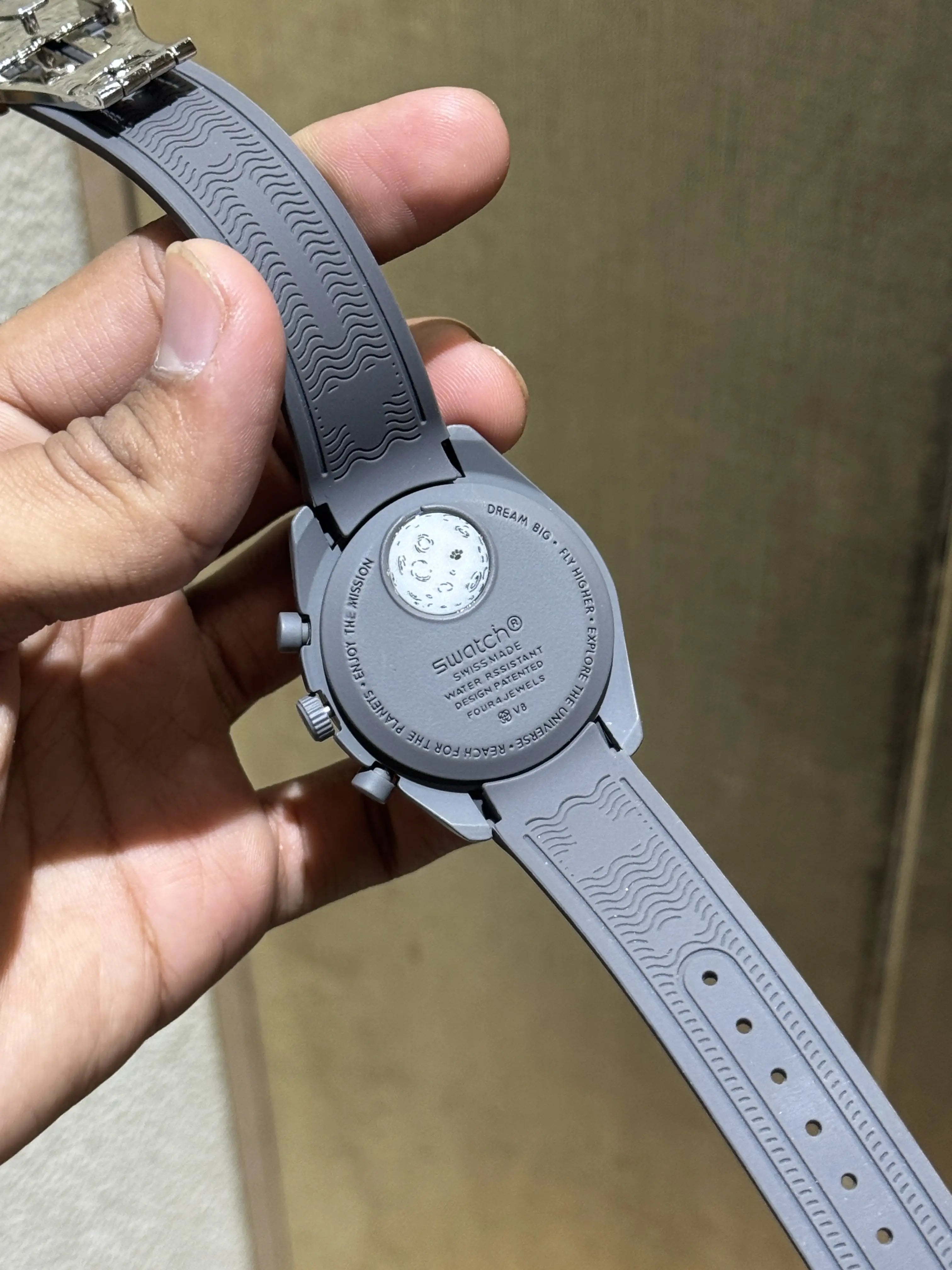 Omeg a x Swatch Grey Black Premium Watch
