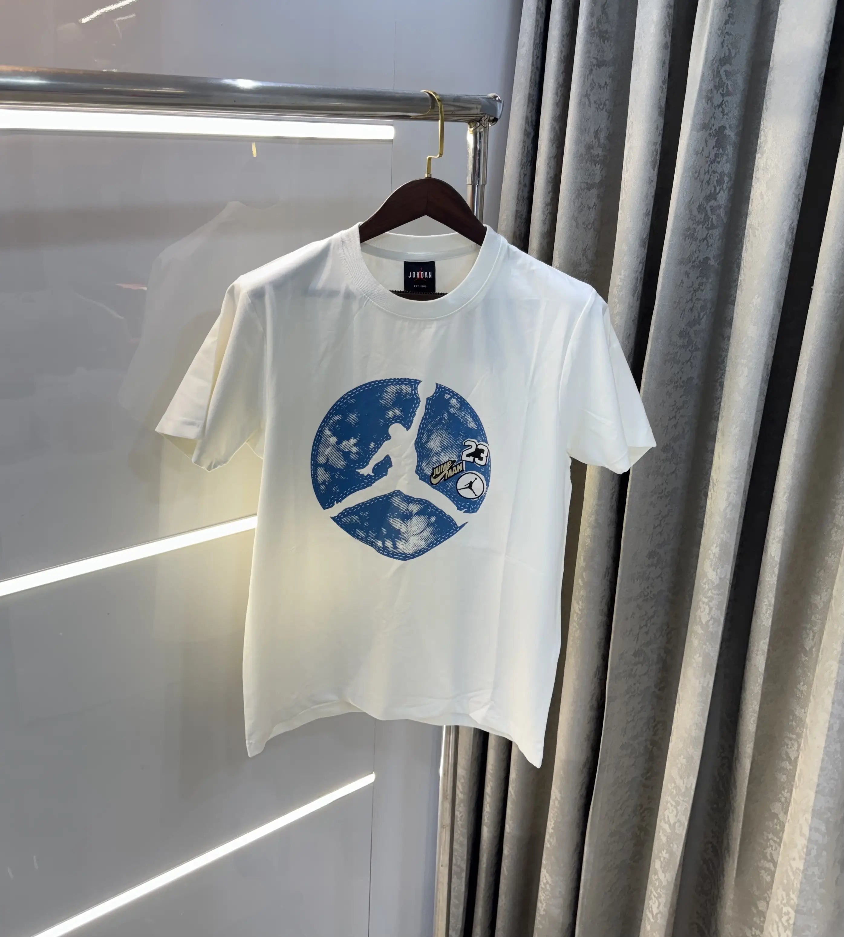 Air jordan white Back Print Imported T-Shirt Main image