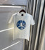 Air jordan white Back Print Imported T-Shirt