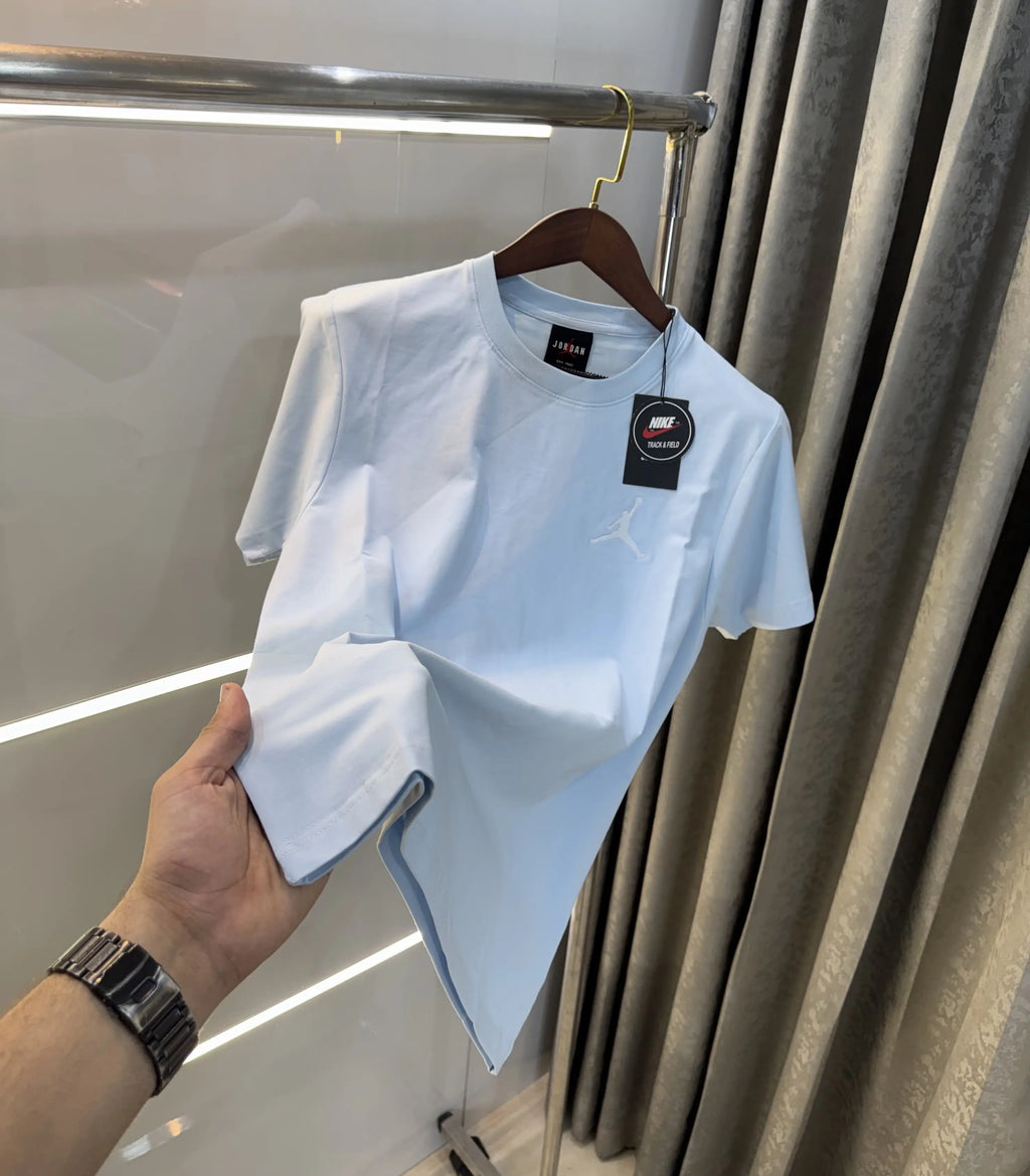 Air jordan Sky Blue Back Print Imported T-Shirt