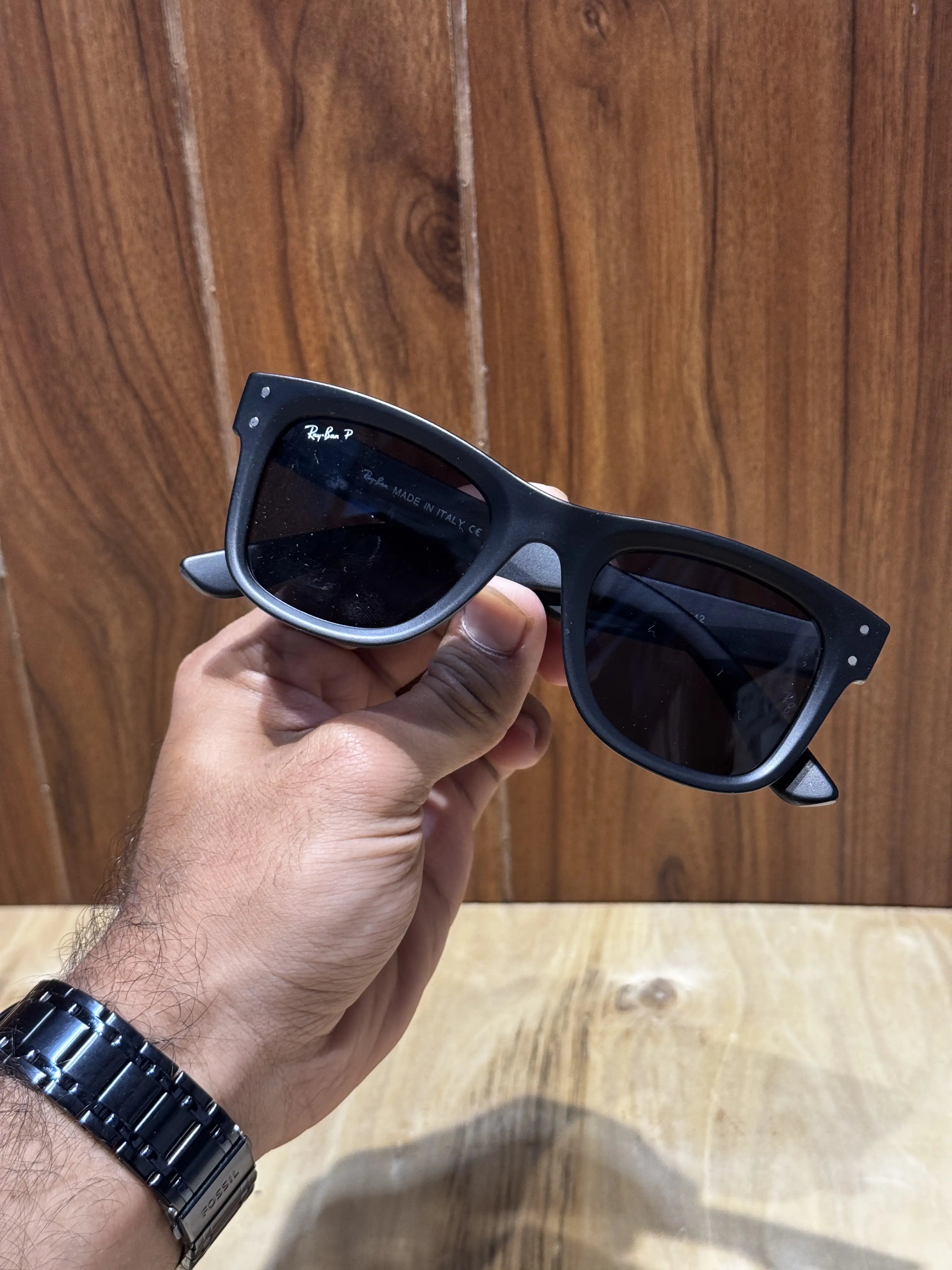 RayBan All Black Matt Premium Shades 502