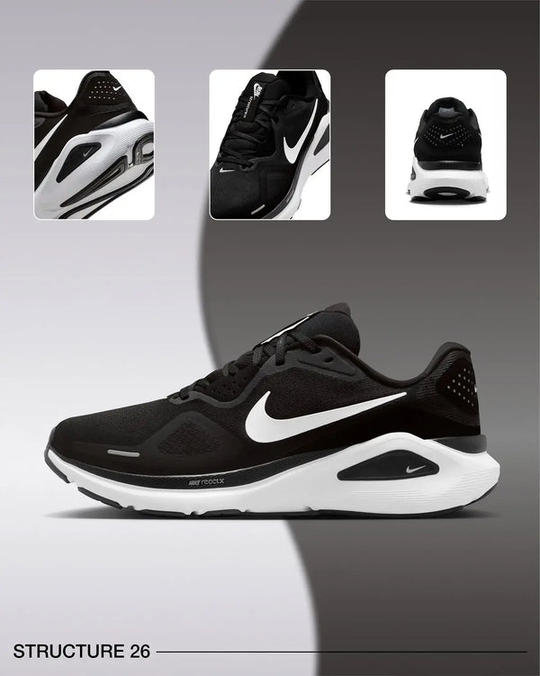 Nike Structure 26 WHITE BLACK