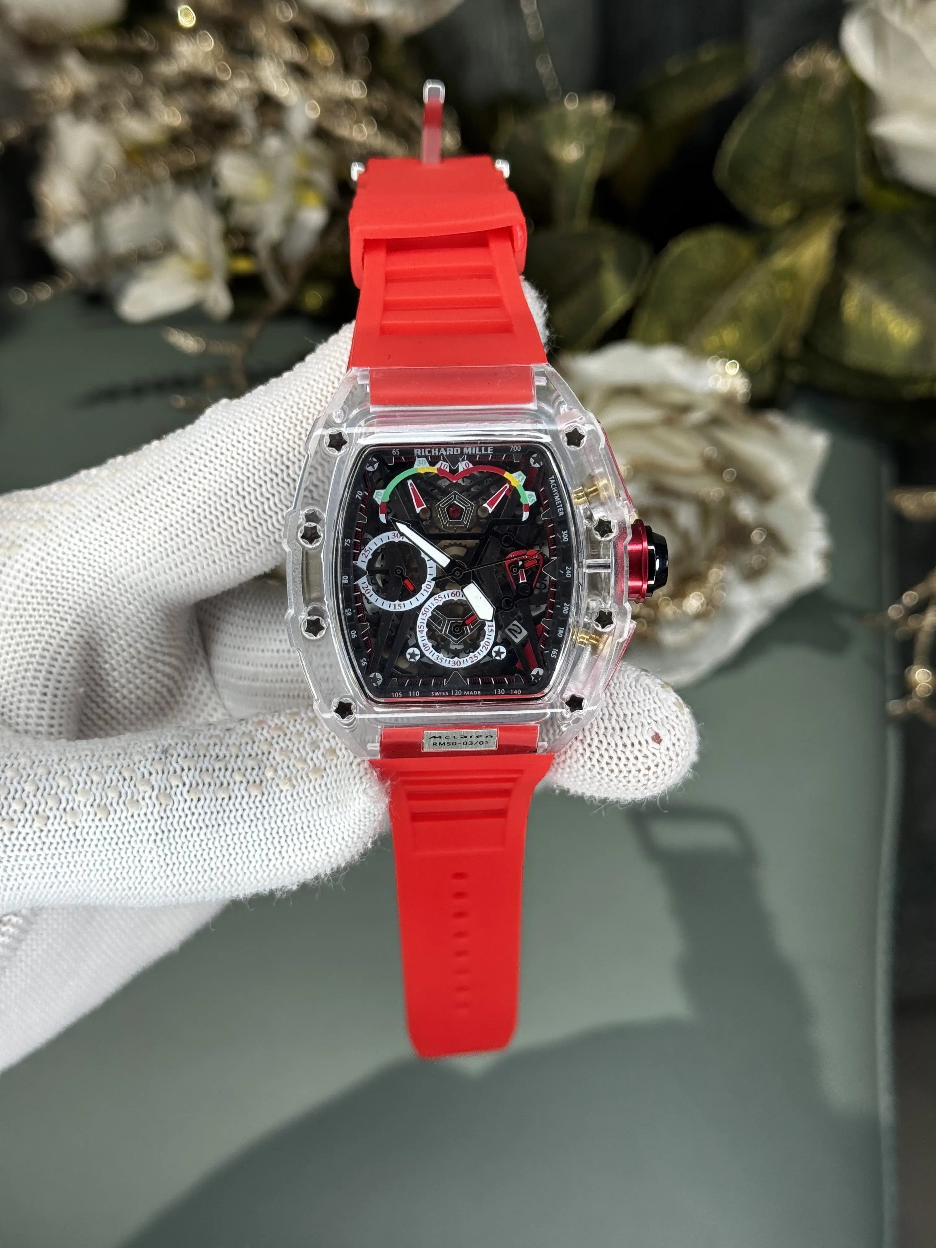 Richard Mille McLaren Red Premium Chronograph Watch