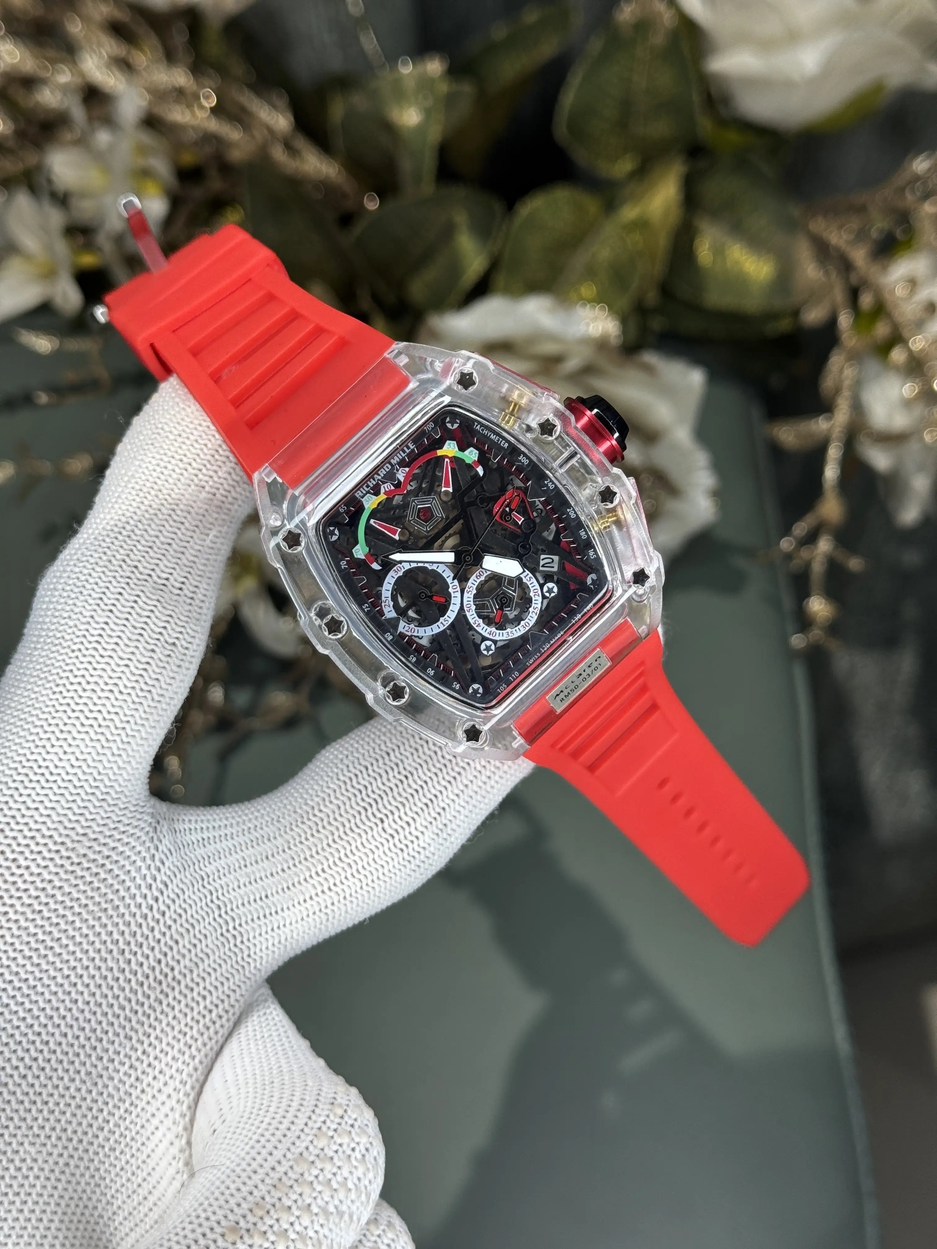 Richard Mille McLaren Red Premium Chronograph Watch