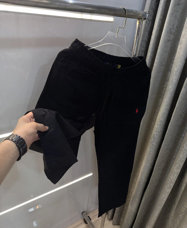 Ralph Lauren Black Premium Linen Trouser