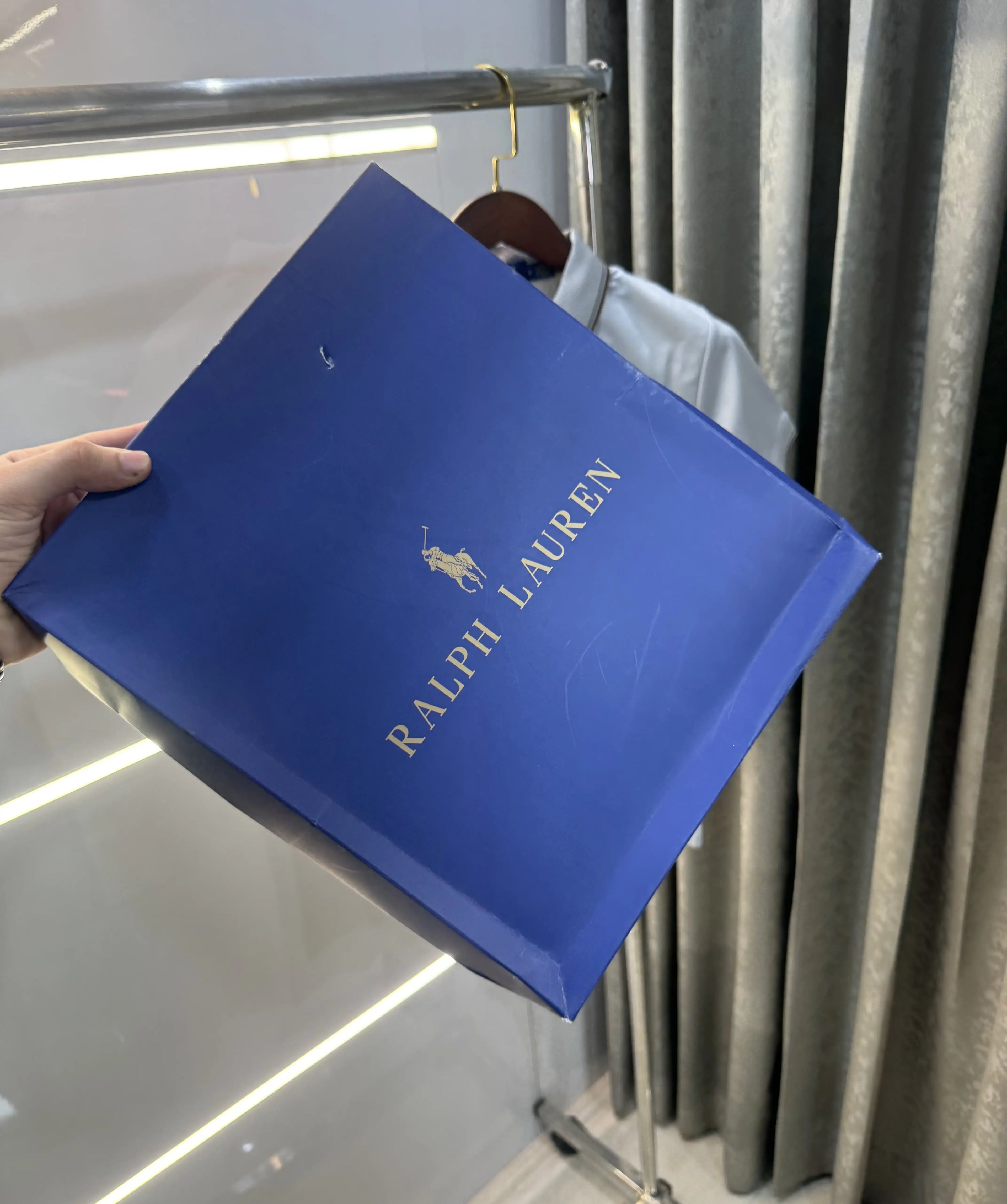 Ralph Lauren Olive Embroidery Logo Premium Polo T-shirt With Box Packing