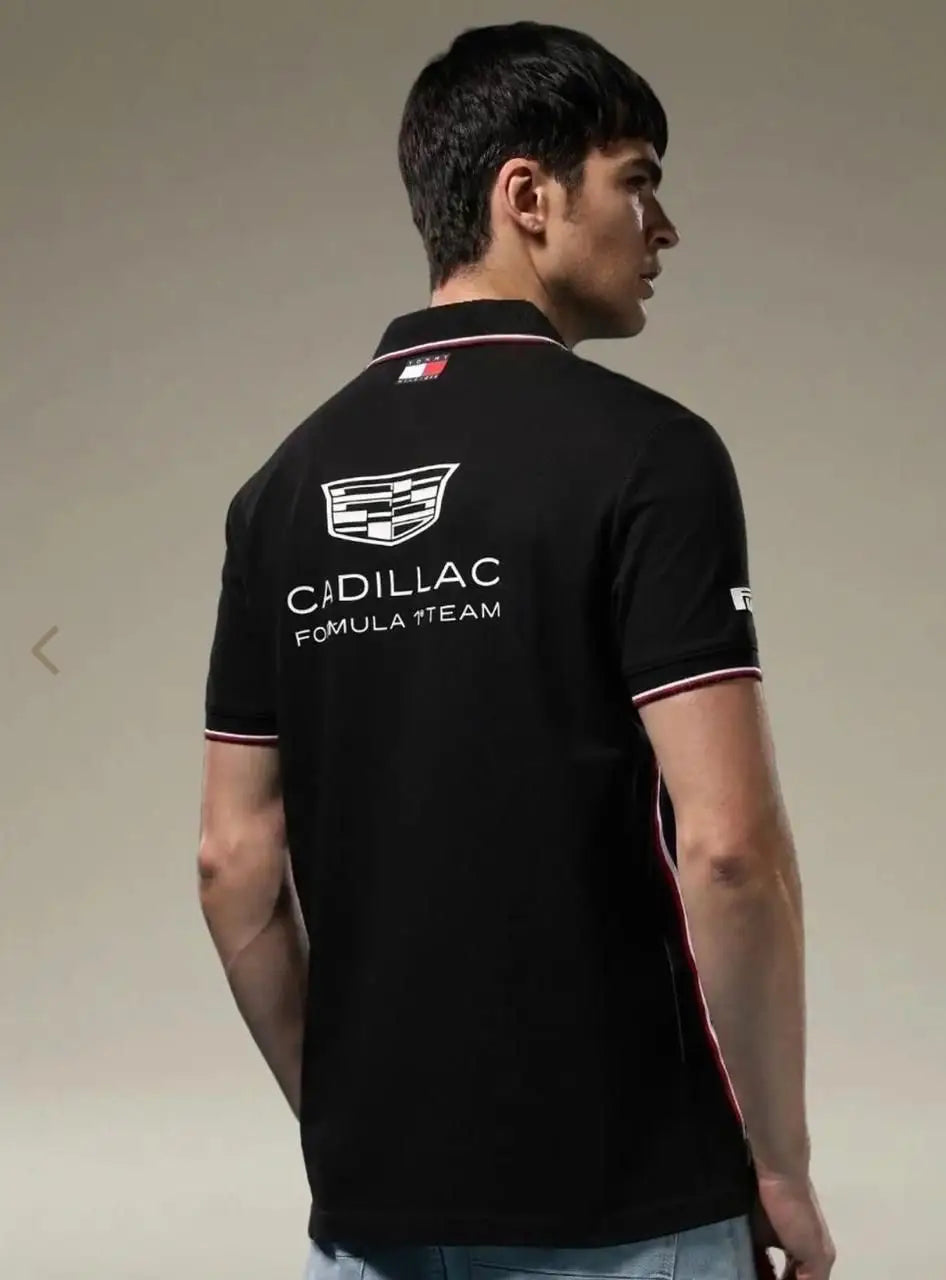 Tommy Hilfiger Black Premium Polo T-shirt