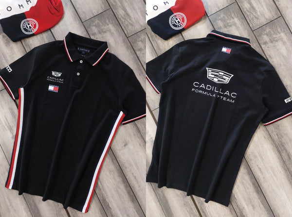 Tommy Hilfiger Black Premium Polo T-shirt