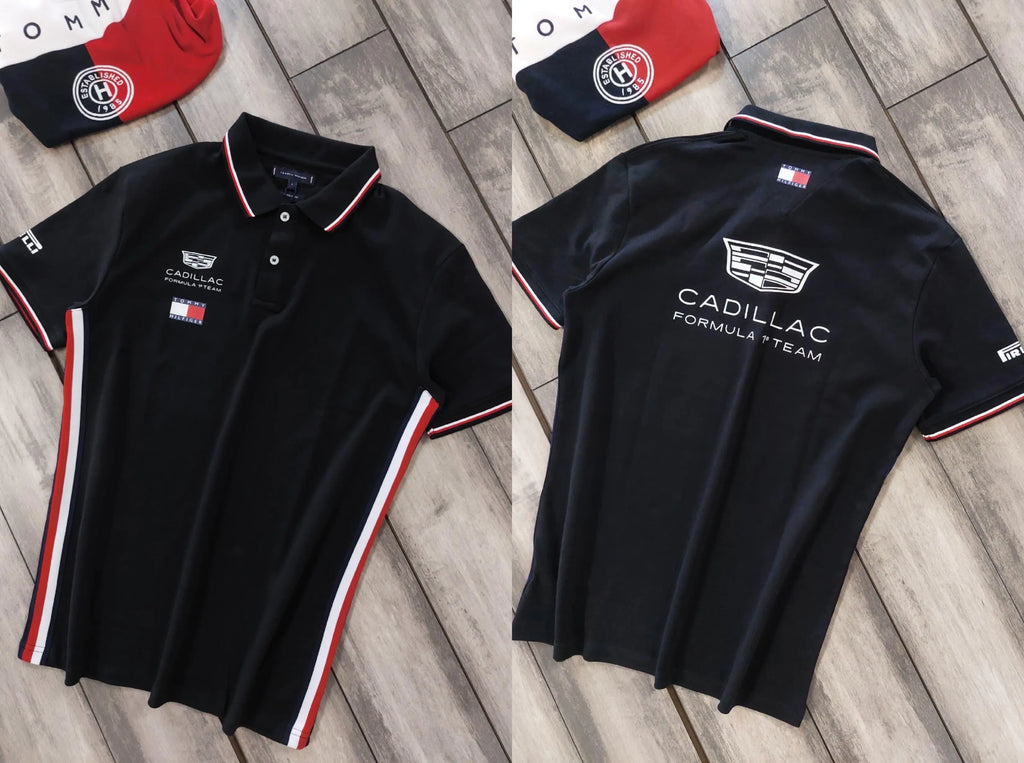 Tommy Hilfiger Black Premium Polo T-shirt