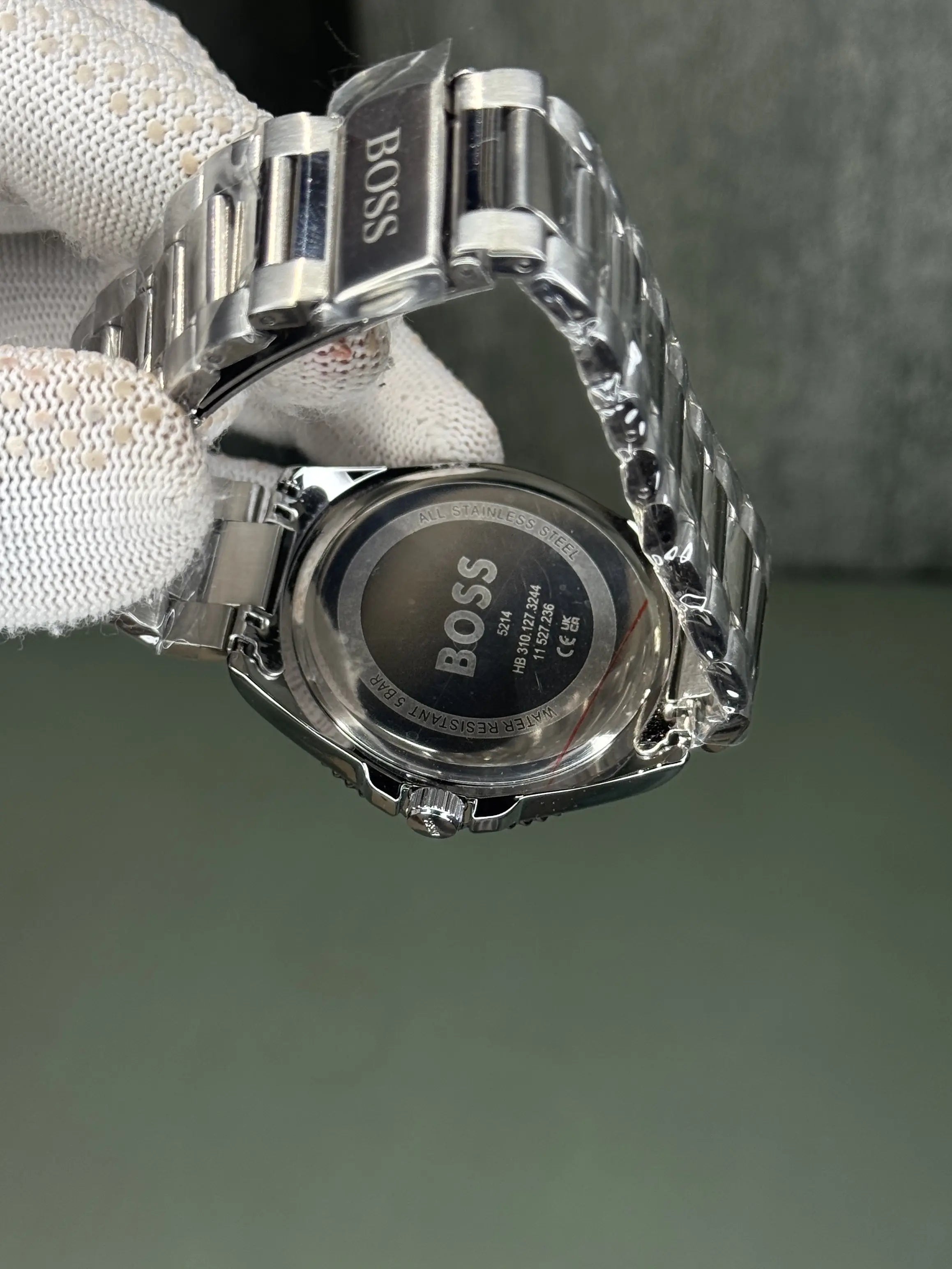 Hugo Boss Runner Silver Blue Premium Watch