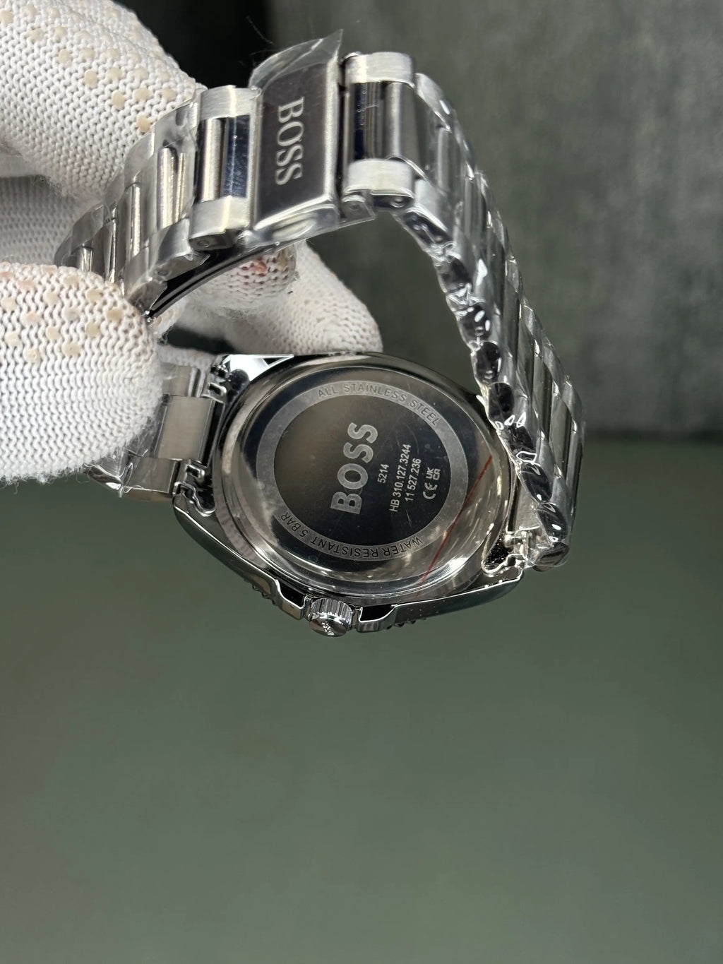 Hugo Boss Runner Silver Blue Premium Watch