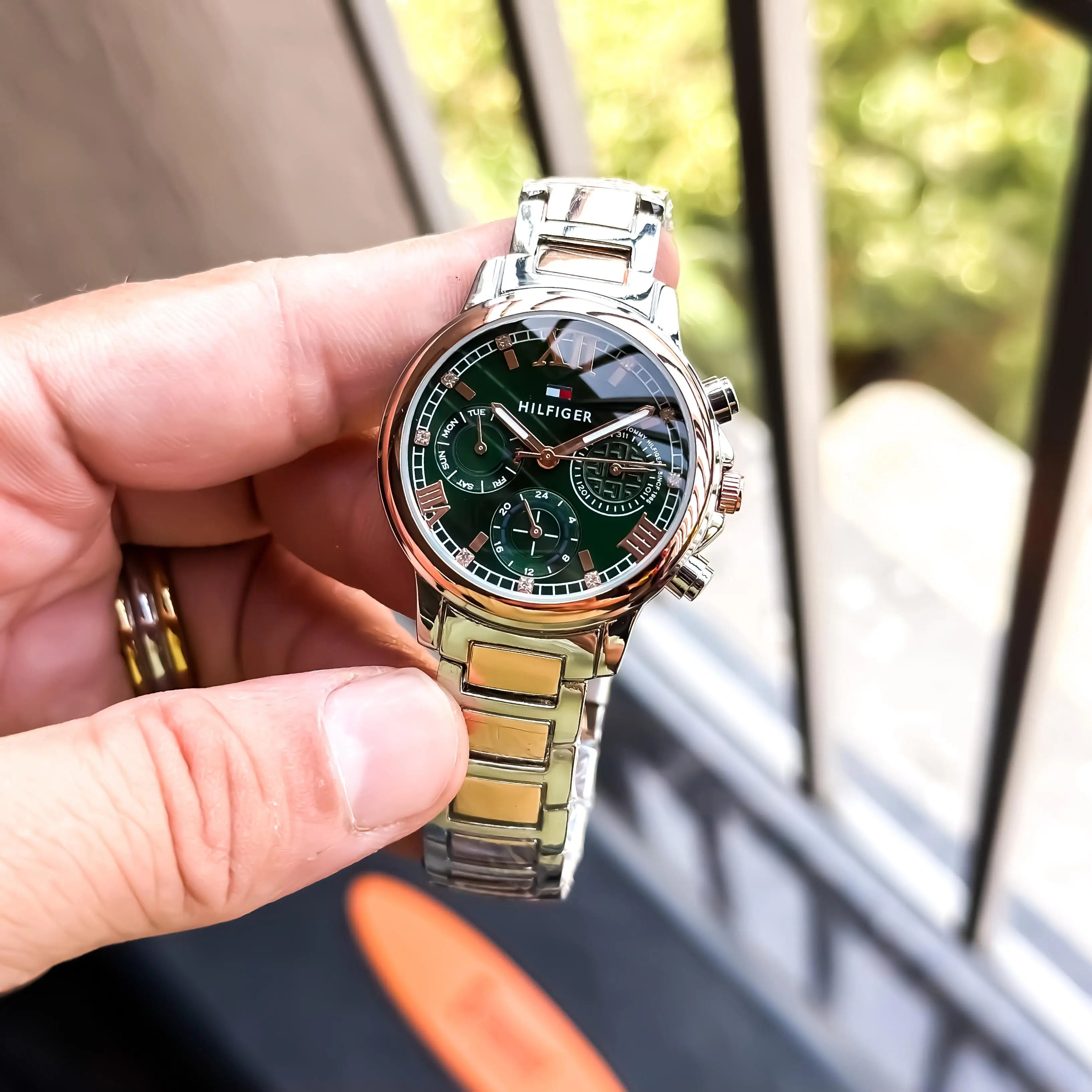 TOMMY_LADIES_ROSE_TT_GREEN