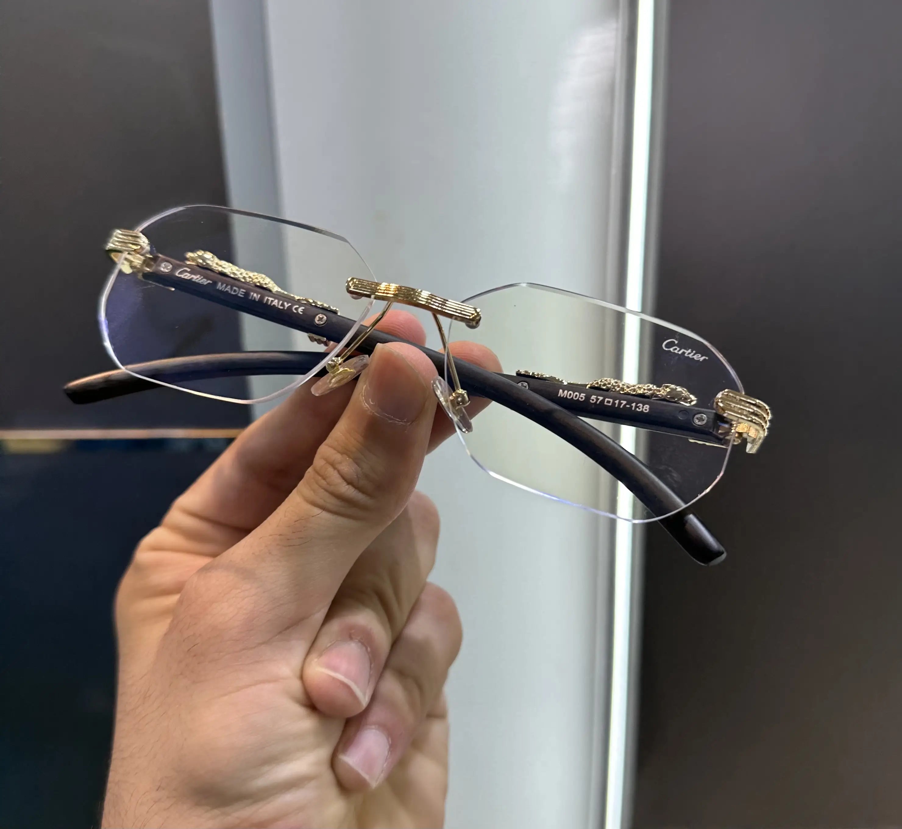 Cartier Black Premium Glasses 005 Secondary image