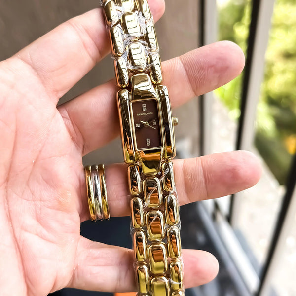 MICHAELKORS_LADIES_GOLD_BROWN
