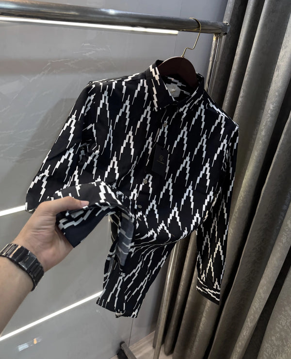 Rare Rabbit Black Design Imported Shirt