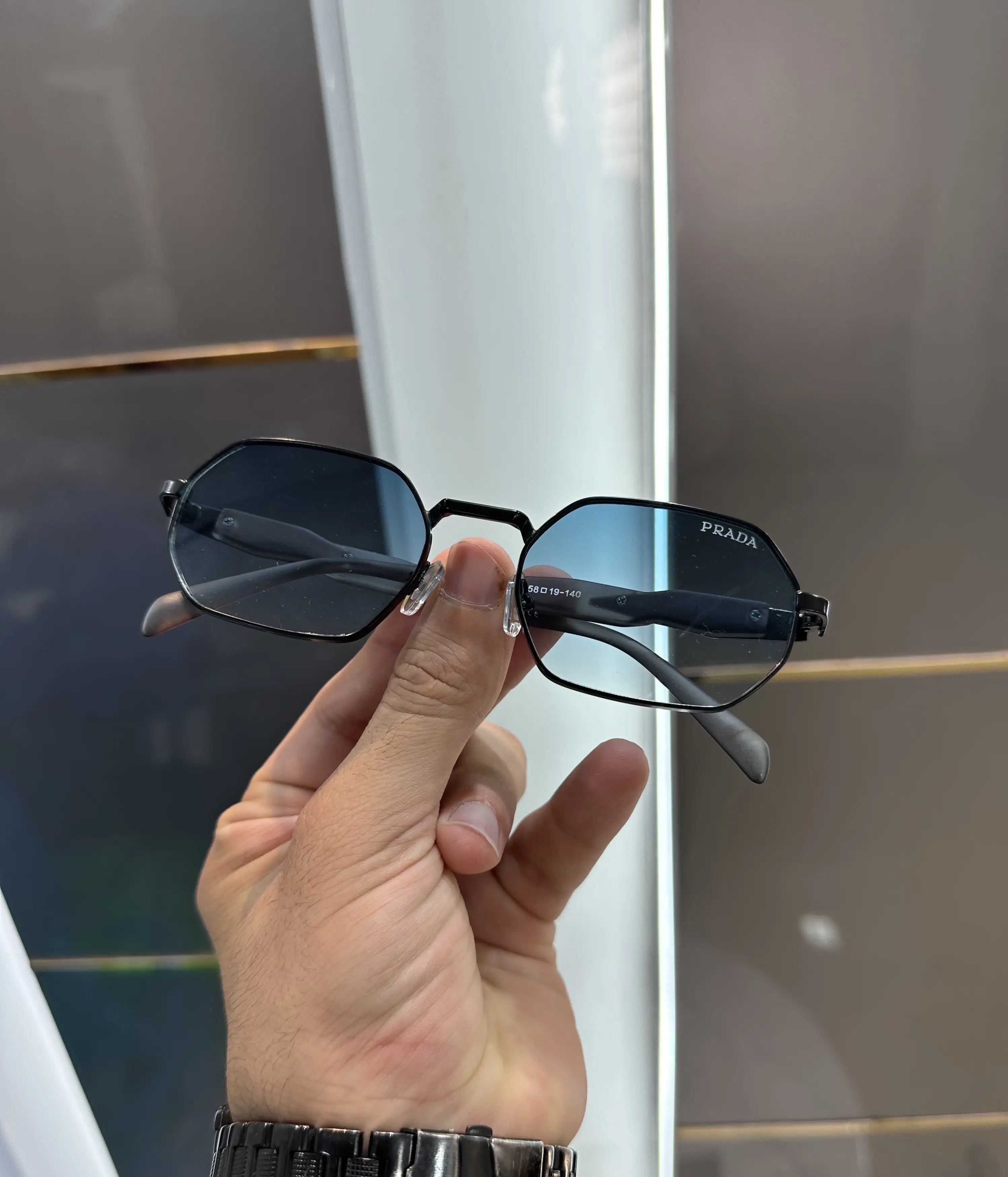 Prada Black Blue Premium Shades 187 Secondary image