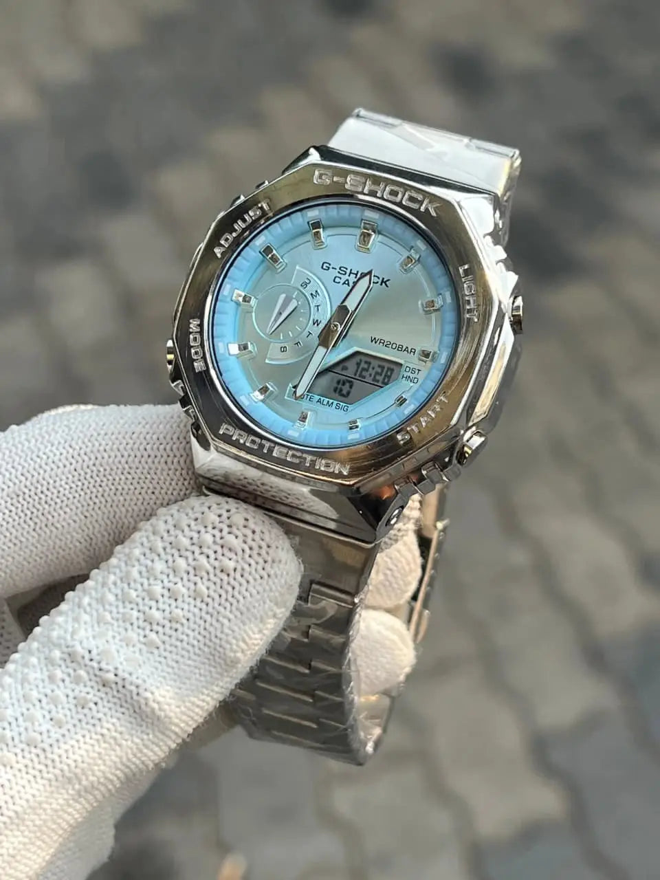 G Shock Gm 2100 Tiffany Blue Chain