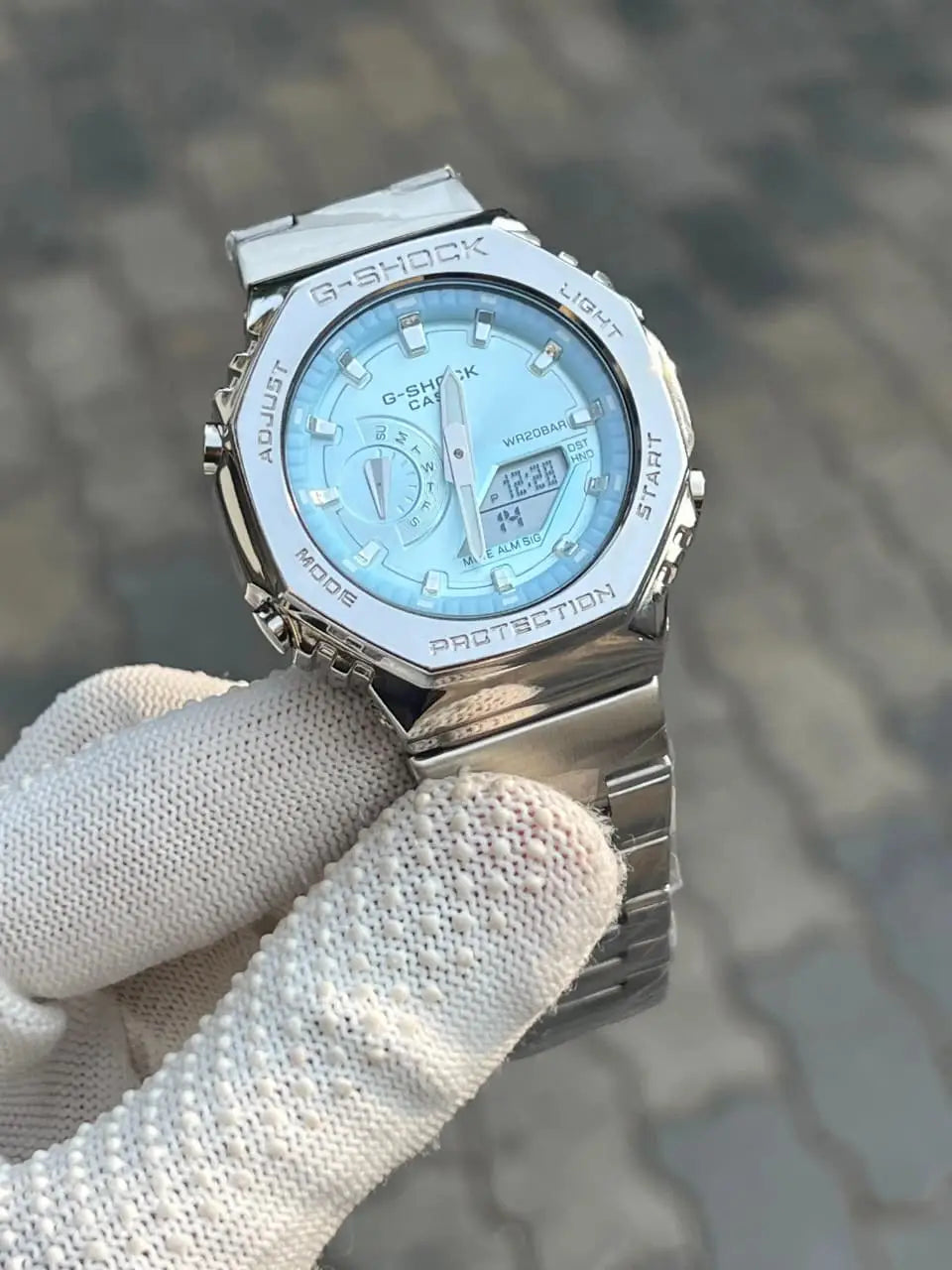 G Shock Gm 2100 Tiffany Blue Chain
