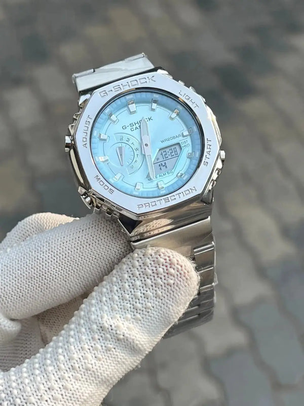 G Shock Gm 2100 Tiffany Blue Chain
