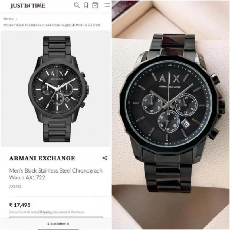 Arman_i Exchange Chronograph Watch AX1722 Secondary image