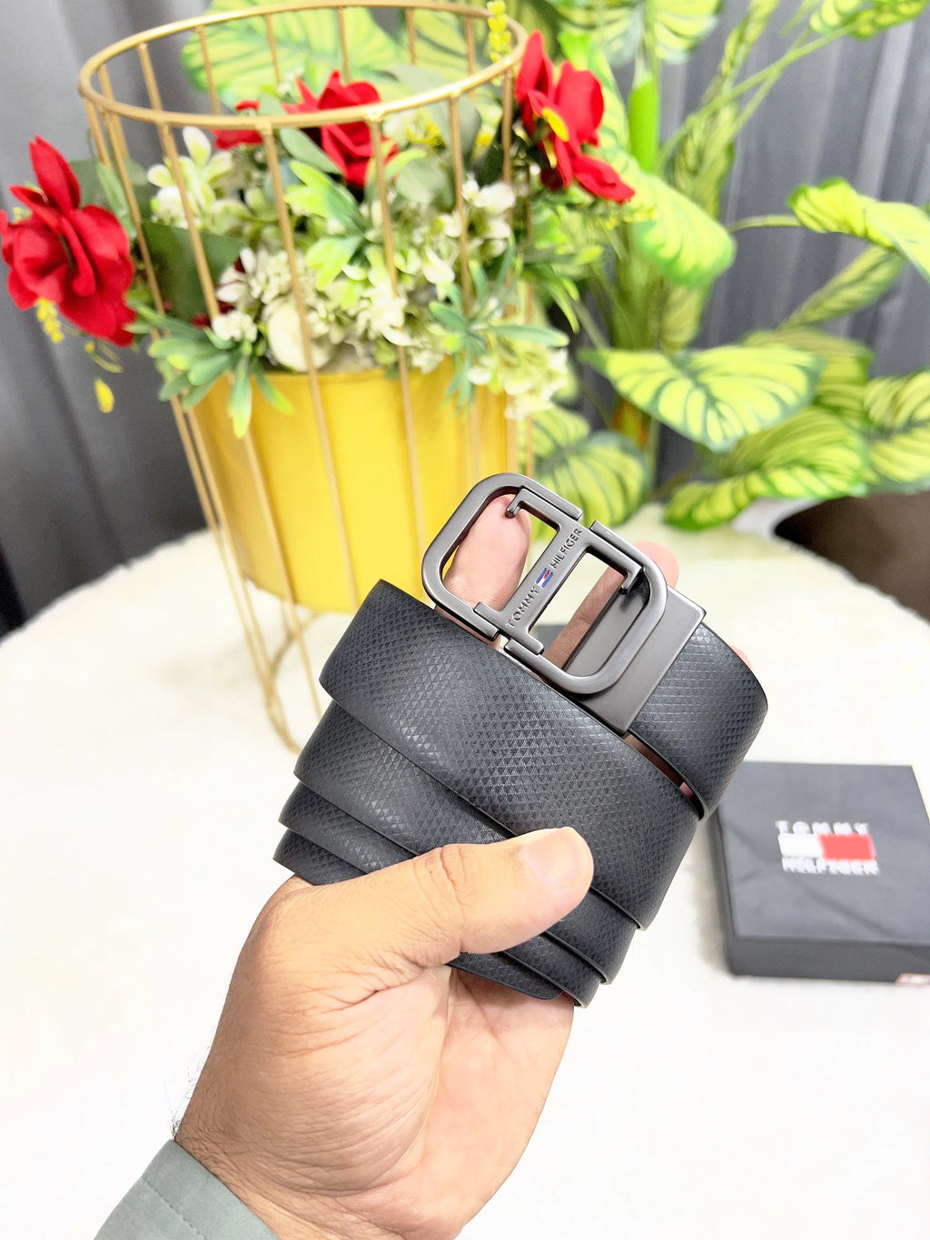 TOMMY IMP PREMIUM QUALITY REVERSEABLE BELT WITH OG BOX TH-915