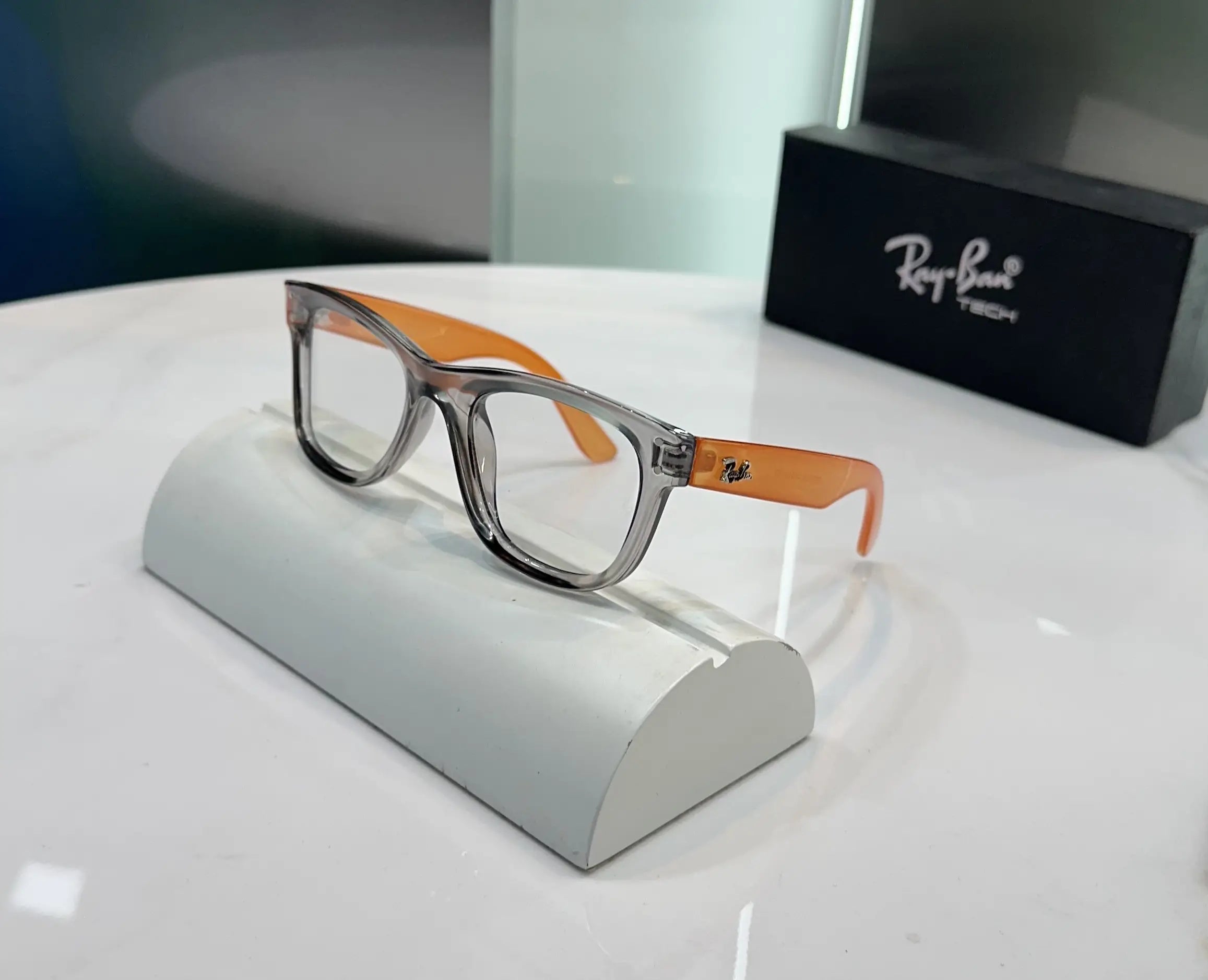 RayBan Orange Grey Premium Glasses 502 Main image