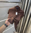 Hacke t Brown Logo Work Premium Polo T-Shirt