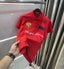 Ralph Lauren Red Logo Work Premium Polo T-shirt