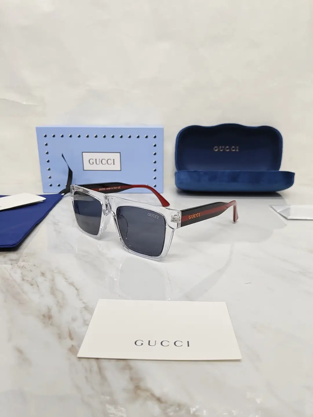 Gucci 1868 Transparent white Gucci logo stick