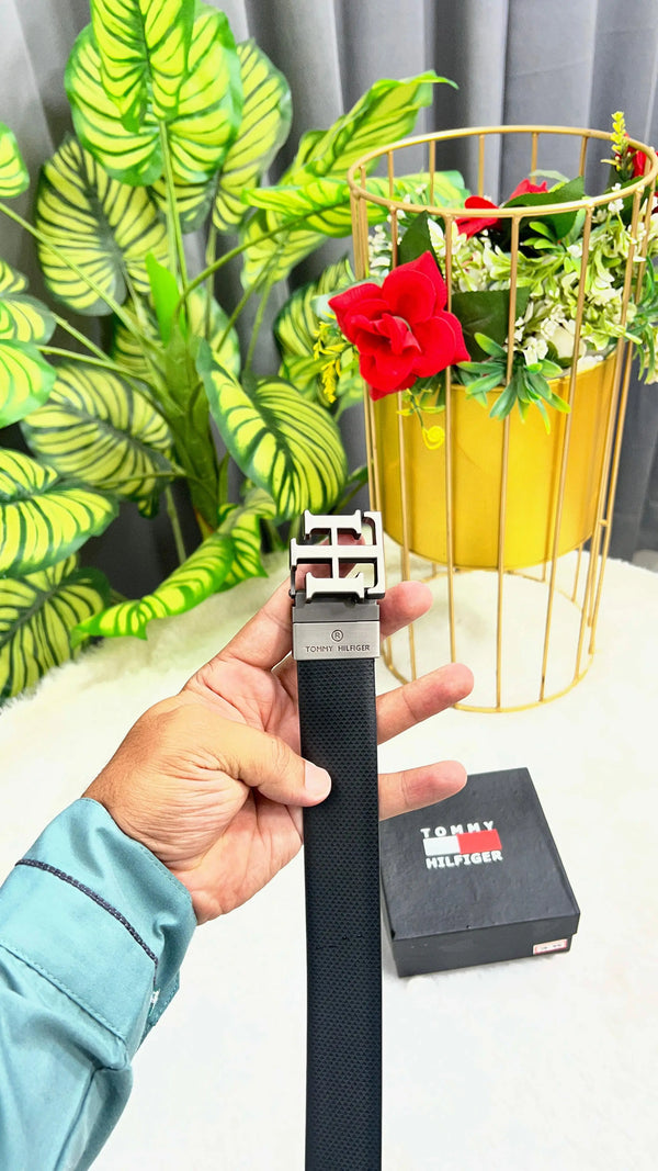 TH TOMMY HILFIGER PREMIUM QUALITY REVERSEABLE BELT WITH OG BOX TM-914