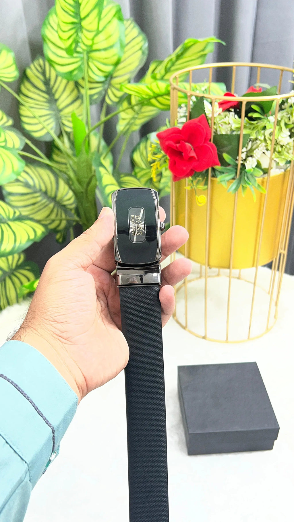 BOSS PREMIUM QUALITY AUTOLOCK REVESABLE BELT WITH OG BOX B-101