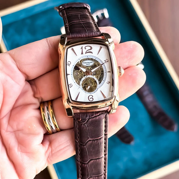 Patek Philippe Automatic Rose Brown White
