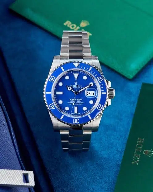 Rolex Submariner Silver Blue