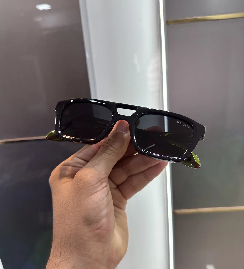 Gucci Logo Stick Black Premium Shades 4951