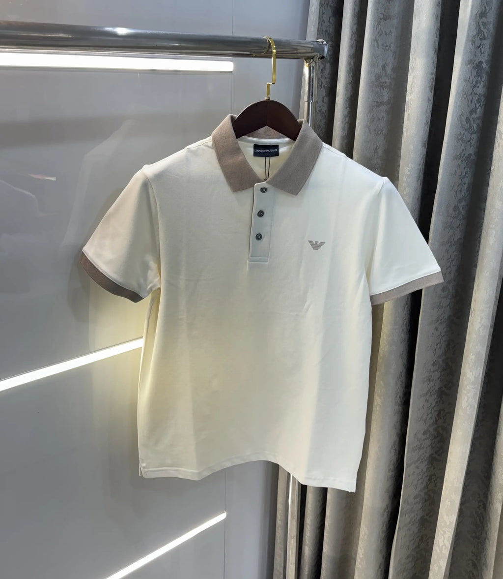 Empori o Arman i Cream Premium Polo T-Shirt