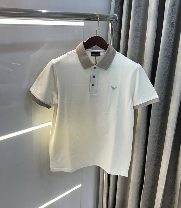 Empori o Arman i Cream Premium Polo T-Shirt