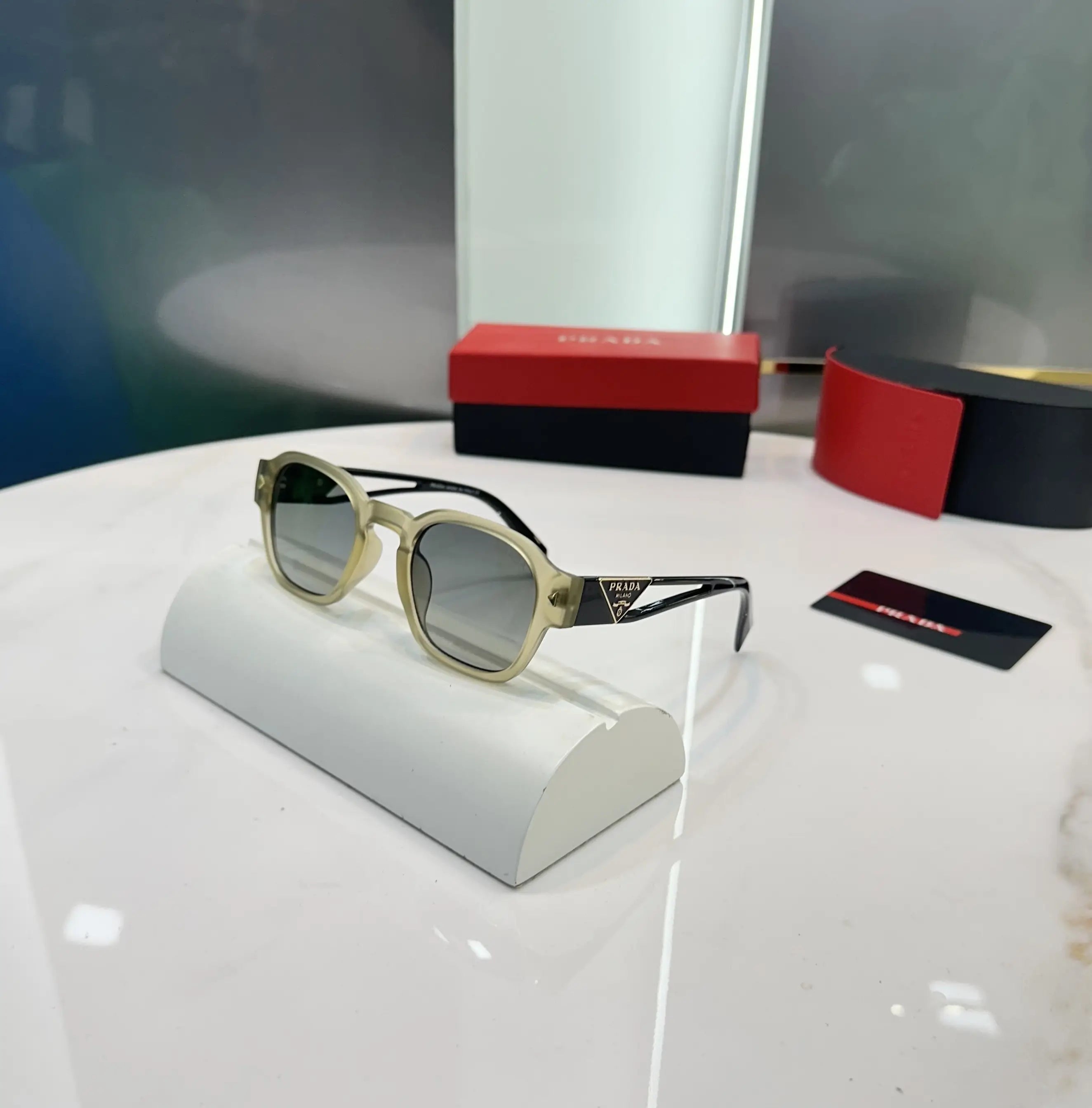 Prada Black Green Matt Premium Shades 2336 Main image