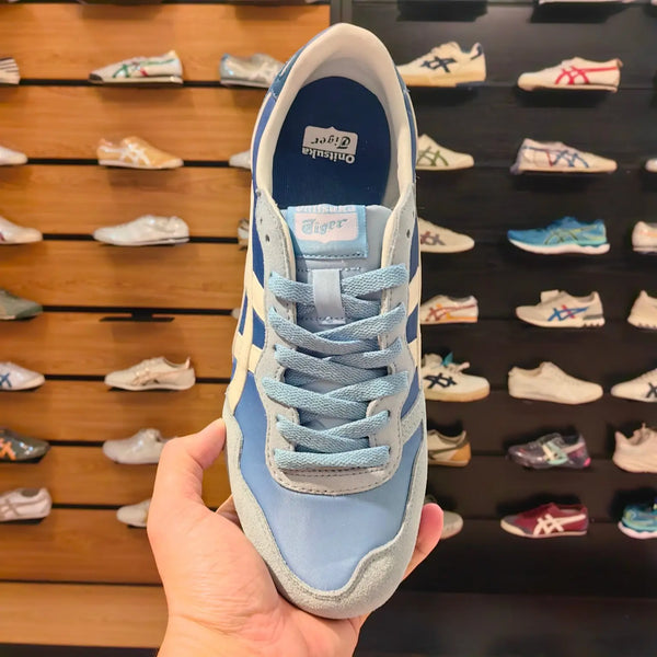 Onitsuk_a Tiger Serrano Arctic Sky White Peach  Mens 7A Premium Sneakers D-2019